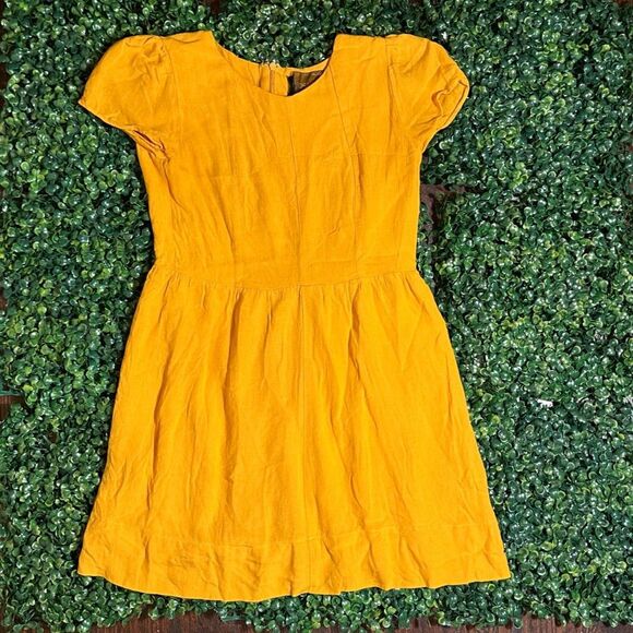 Reformation Mustard yellow Mini Dress Size XXS - Picture 1 of 4